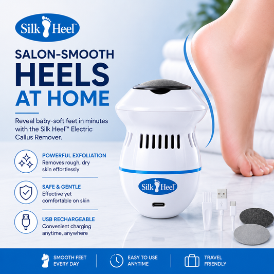 Silkheel™ Electric Callus Remover with Built-In Vacuum